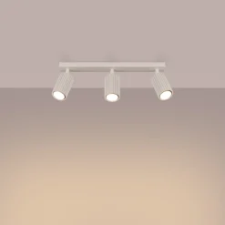 Plafondlamp Karbon Line 3-Lichts Beige - Giga Meubel