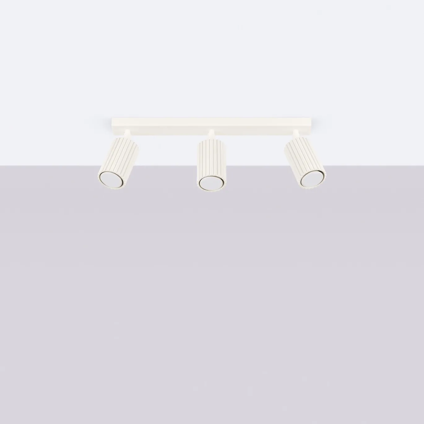 Plafondlamp Karbon Line 3-Lichts Beige - Giga Meubel