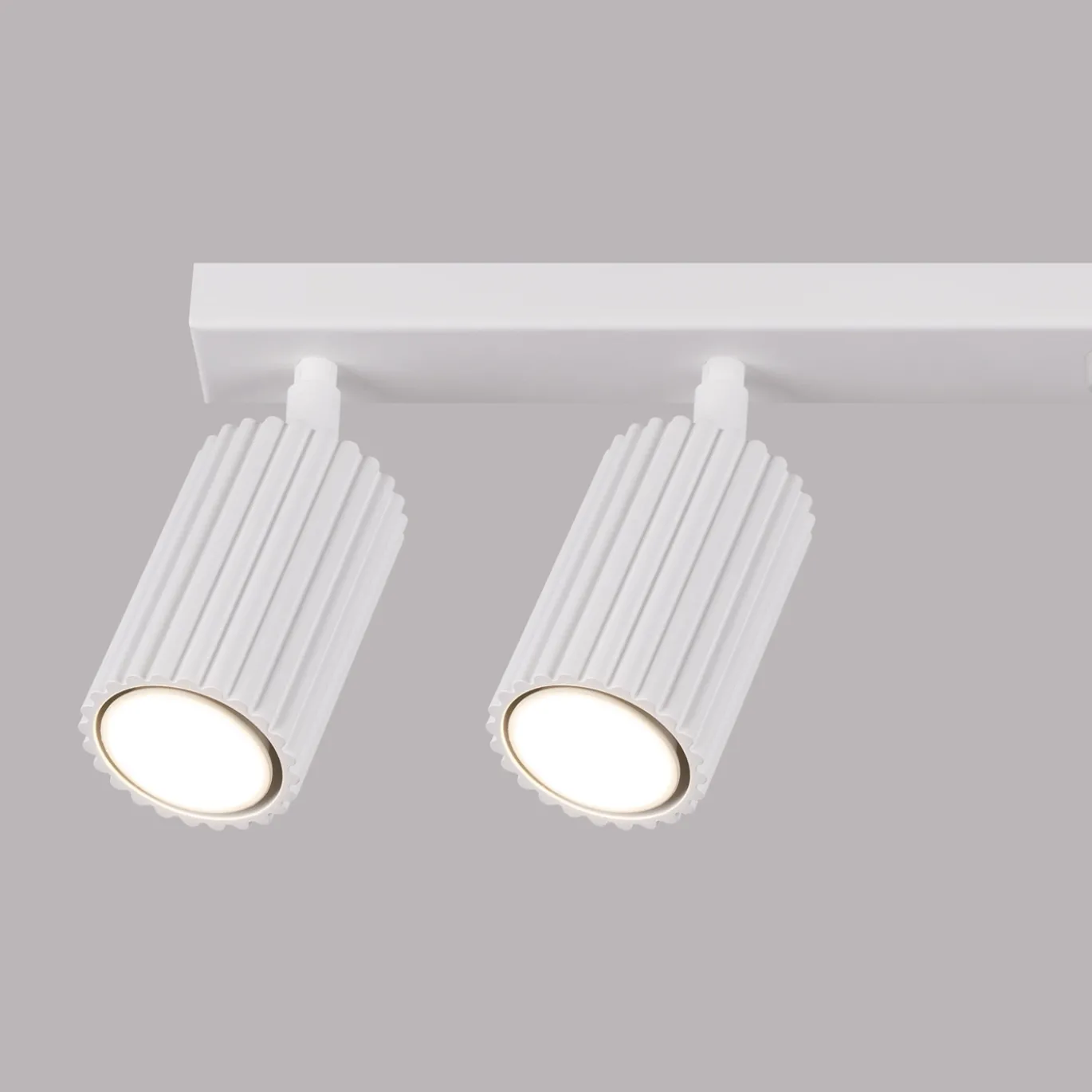 Plafondlamp Karbon Line 6-Lichts Wit - Giga Meubel