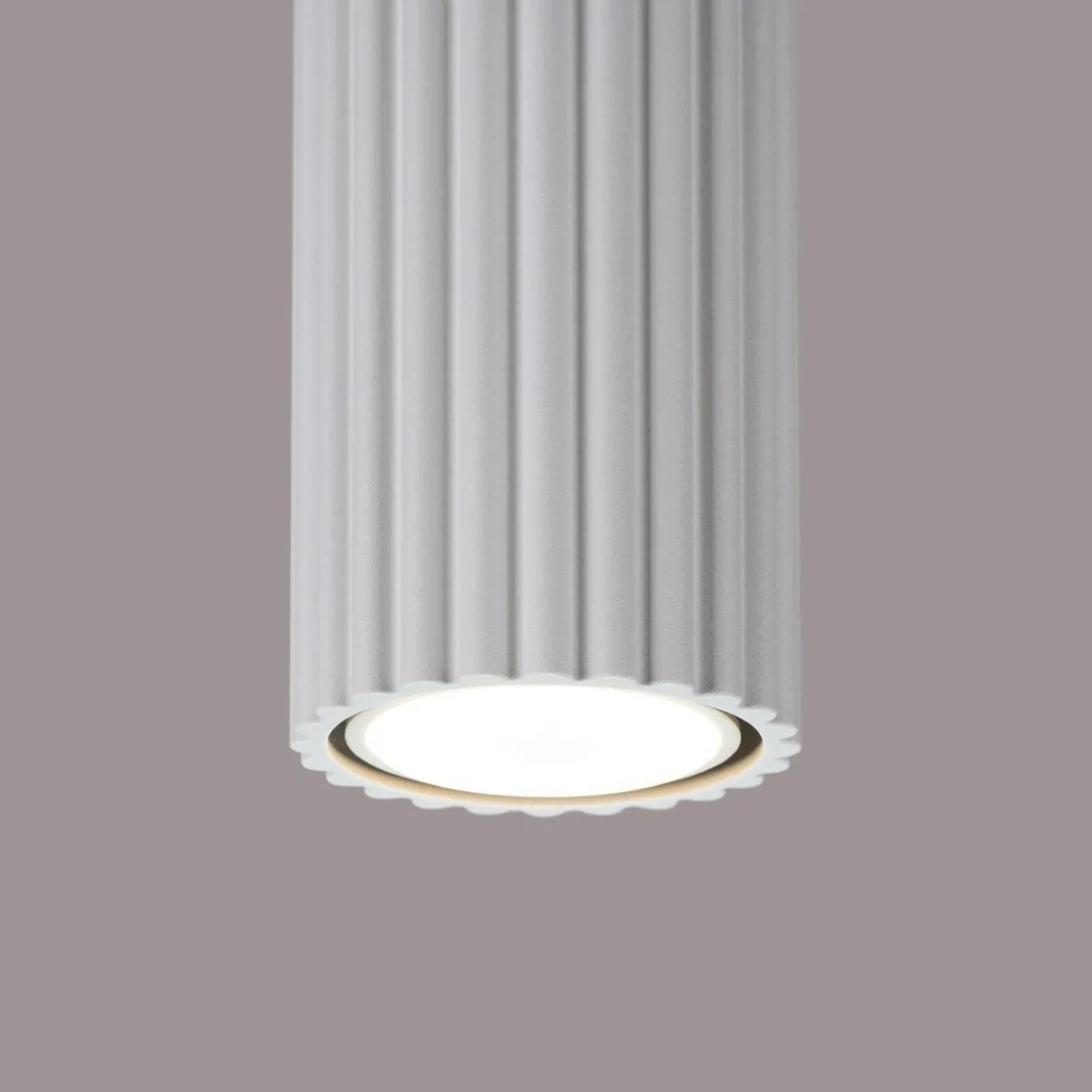 Plafondlamp Karbon Tube 1-Lichts Wit - Giga Meubel