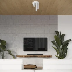 Plafondlamp Lagos 5-Lichts Wit - Giga Meubel