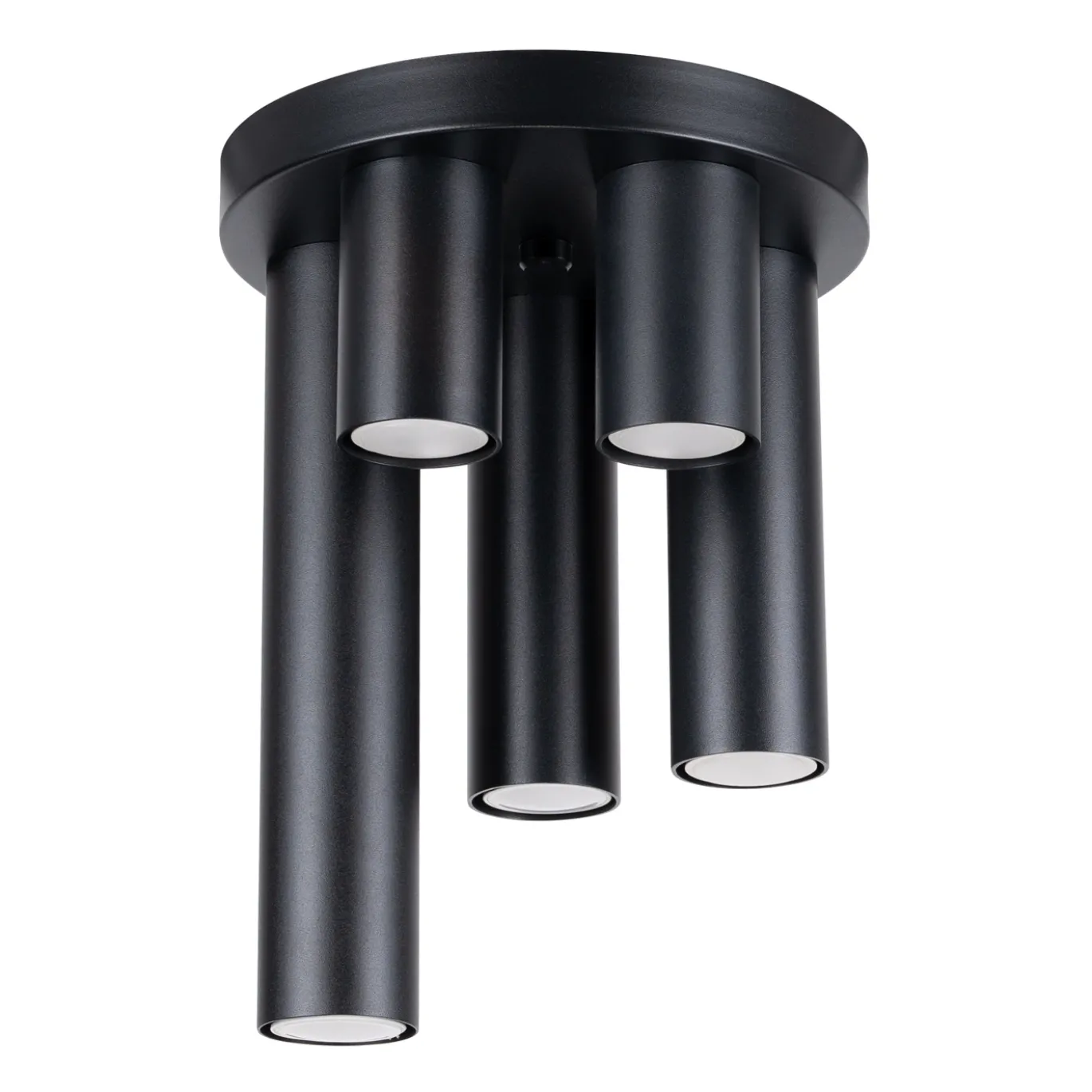 Plafondlamp Lagos 5-Lichts Zwart - Giga Meubel