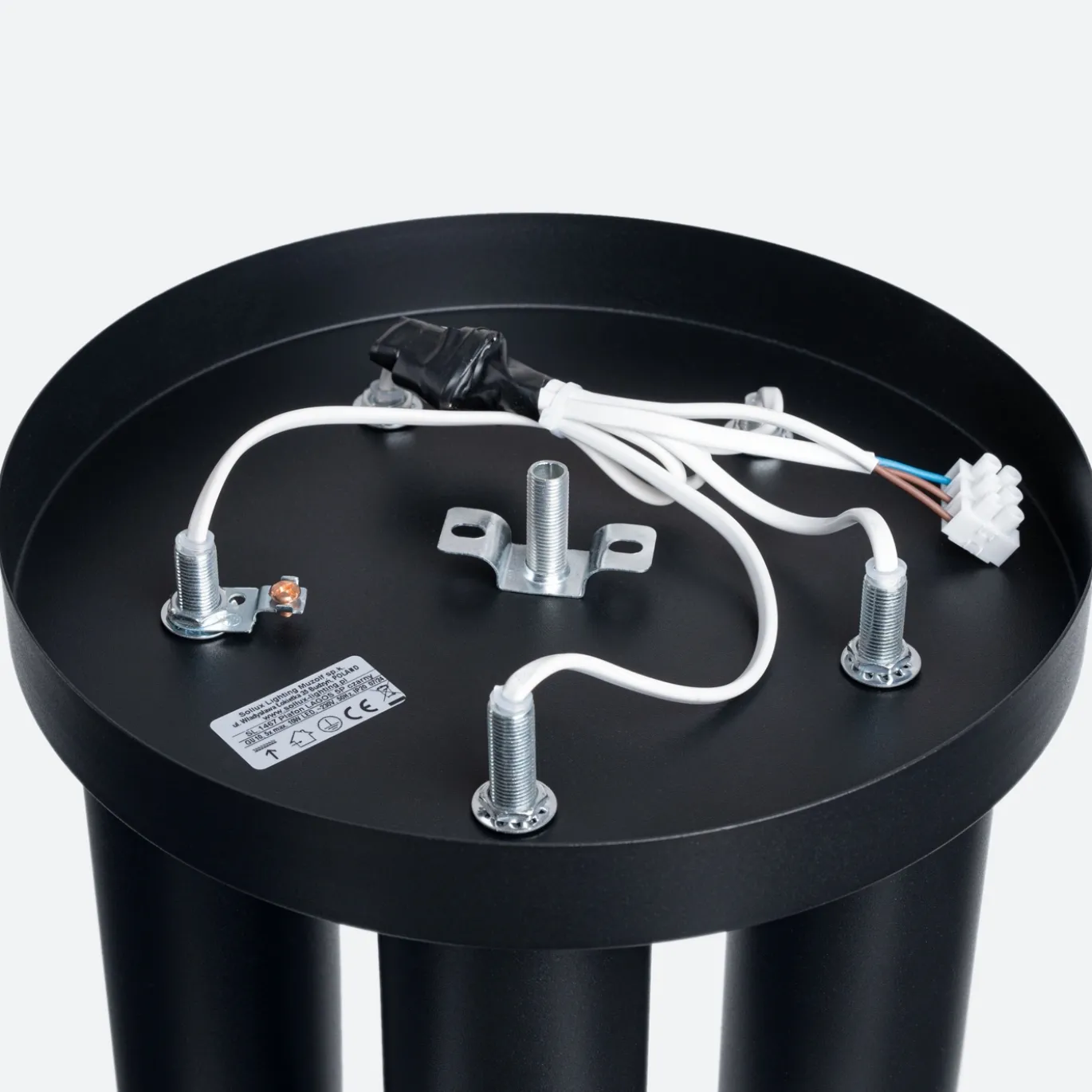 Plafondlamp Lagos 5-Lichts Zwart - Giga Meubel