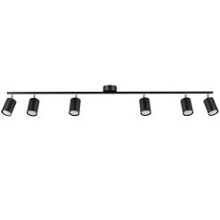 Plafondlamp Lemmi 6-Lichts Zwart - Giga Meubel