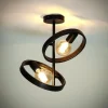 Plafondlamp 2L Hover Charcoal