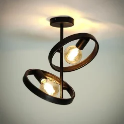 Plafondlamp 2L Hover Charcoal