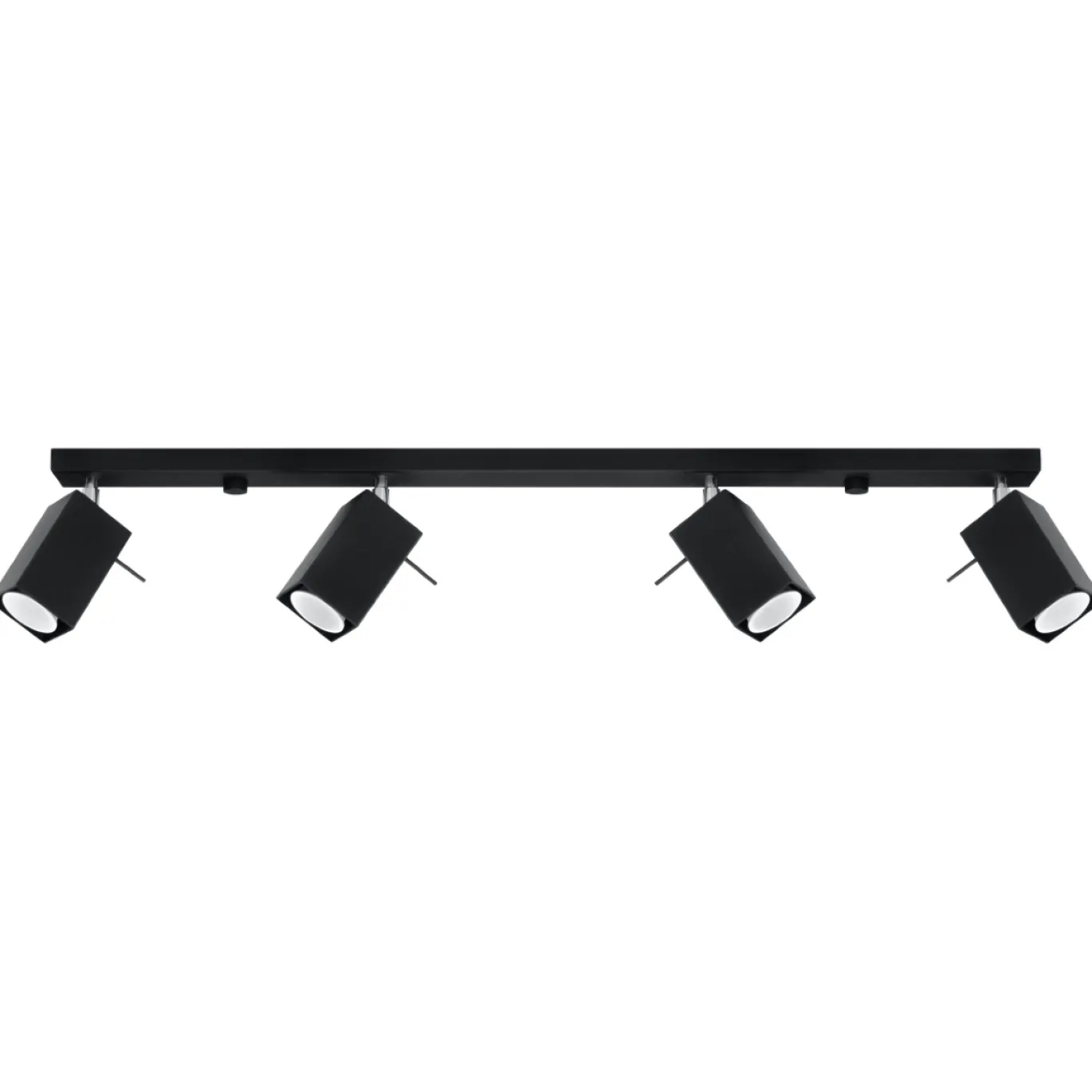 Plafondlamp Merida 4-Lichts Zwart - Giga Meubel