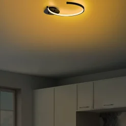 Plafondlamp Moon Zwart
