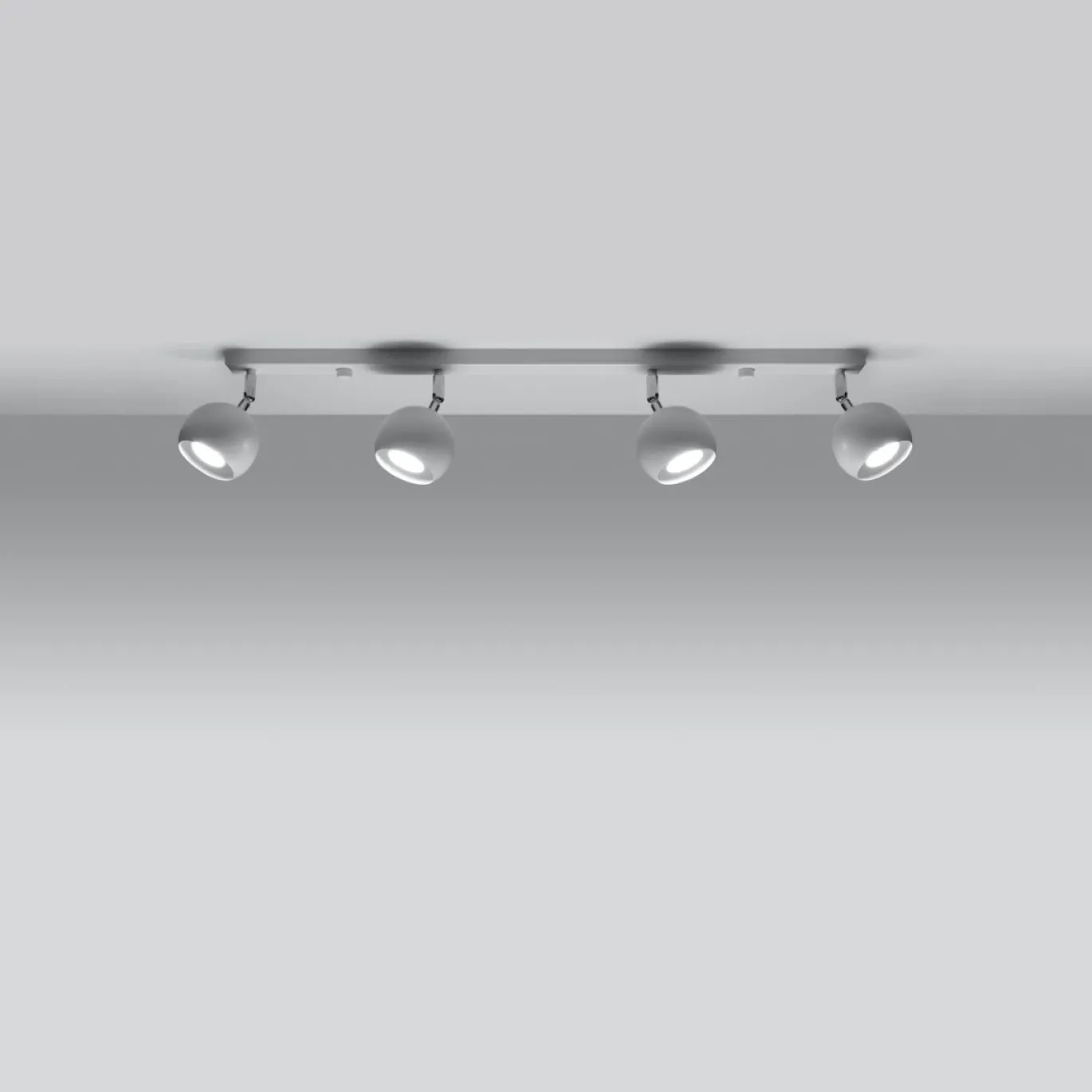 Plafondlamp Oculare 4-Lichts Wit - Giga Meubel