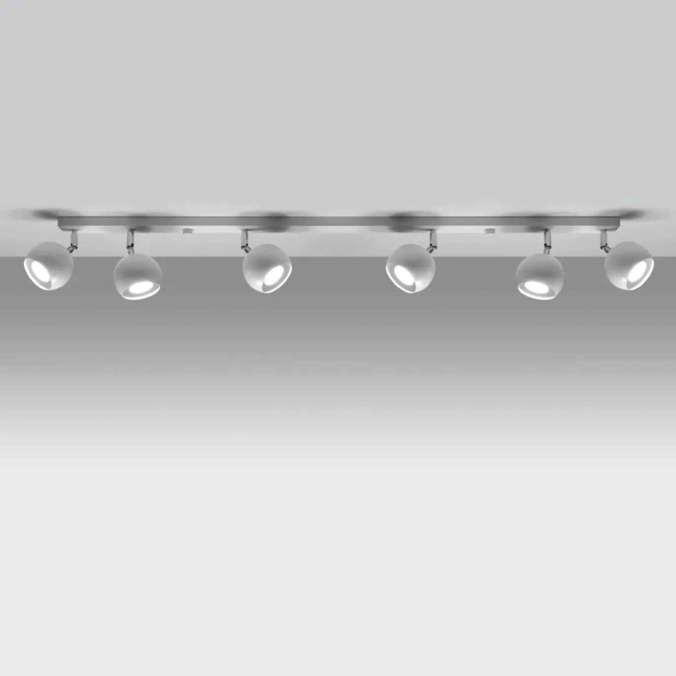 Plafondlamp Oculare 6-Lichts Wit - Giga Meubel