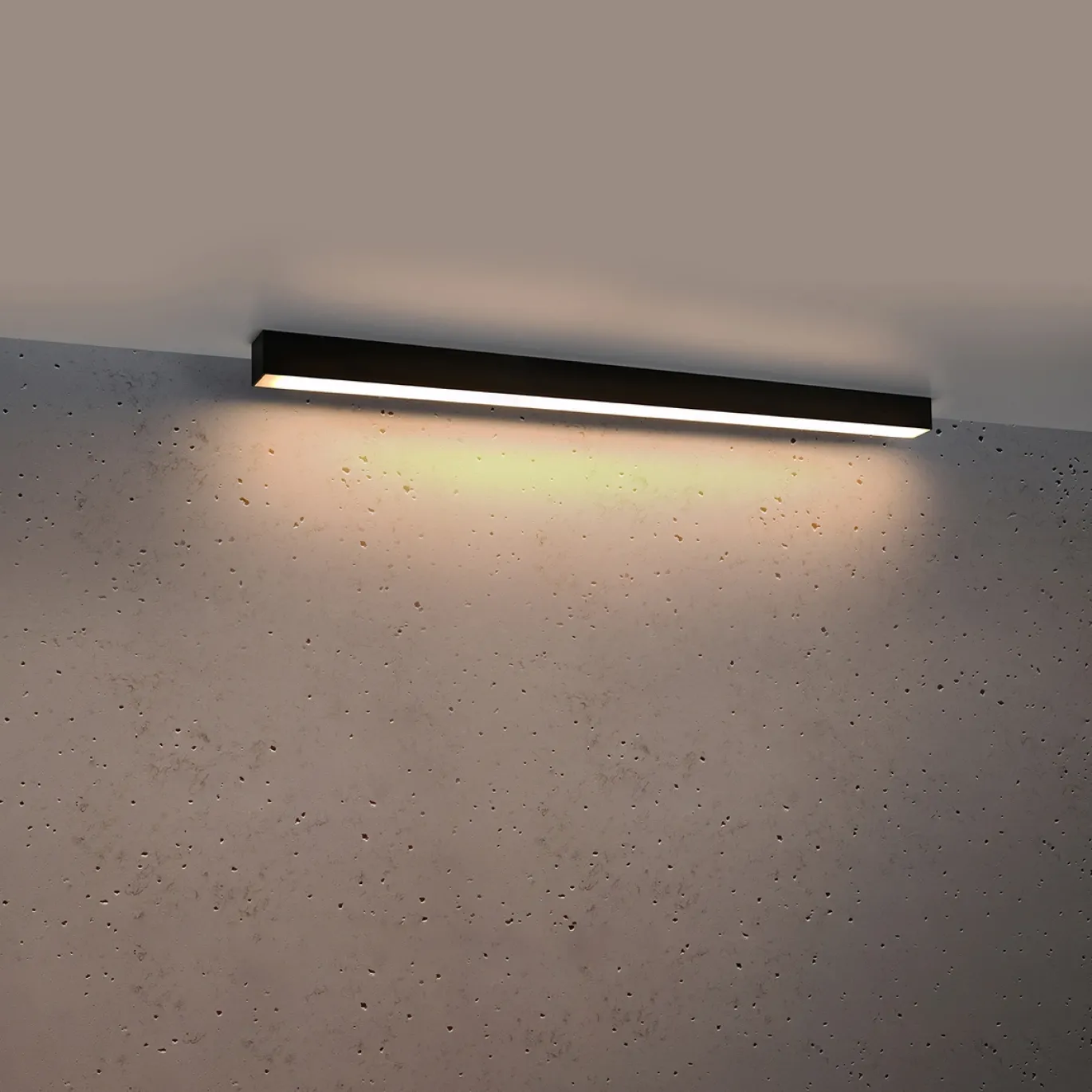 Plafondlamp Pinne Zwart 3000K 90cm - Giga Meubel