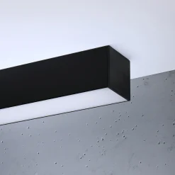 Plafondlamp Pinne Zwart 3000K 90cm - Giga Meubel
