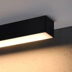 Plafondlamp Pinne Zwart 3000K 118cm - Giga Meubel