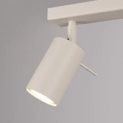Plafondlamp Ring 4-Lichts Beige - Giga Meubel