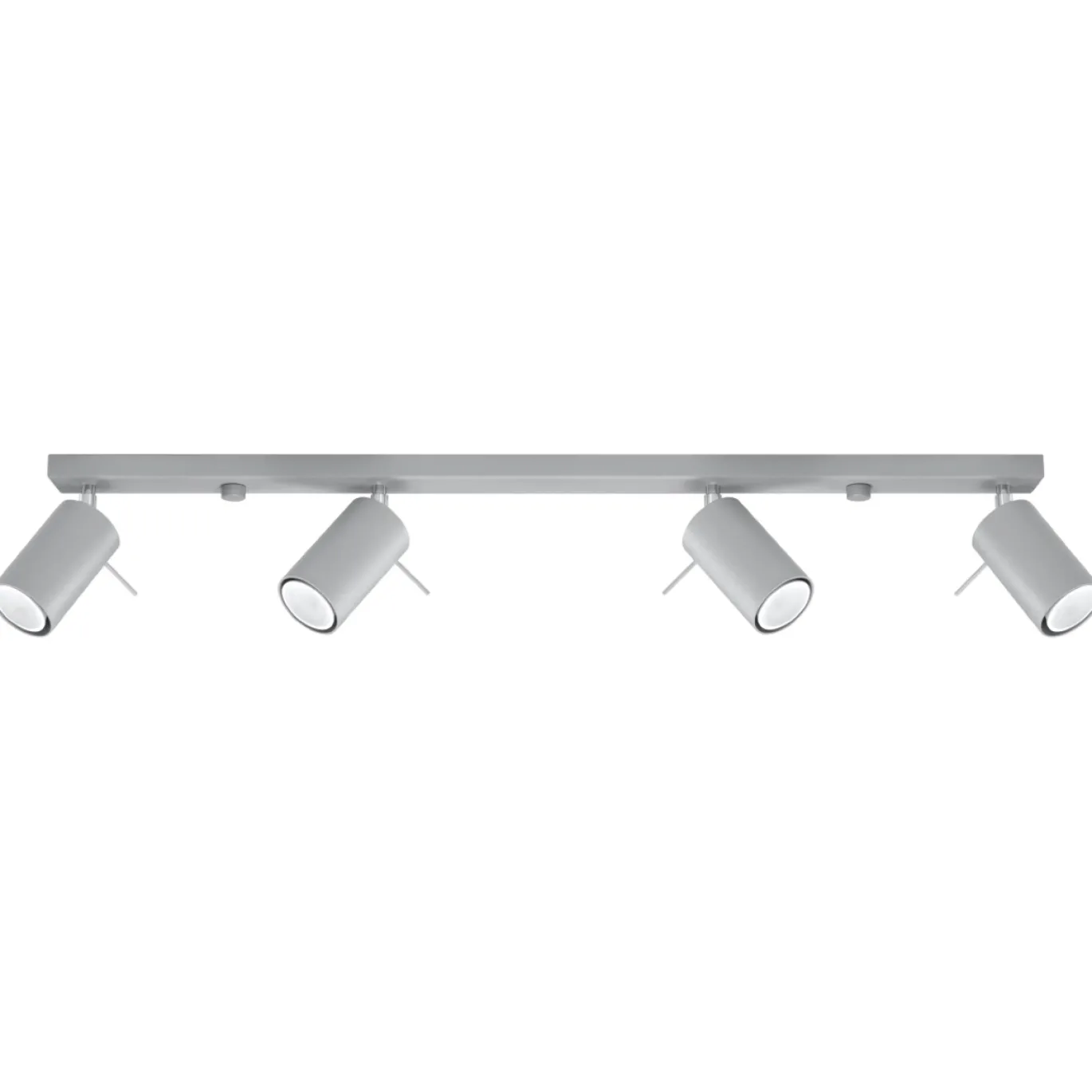 Plafondlamp Ring 4-Lichts Grijs - Giga Meubel