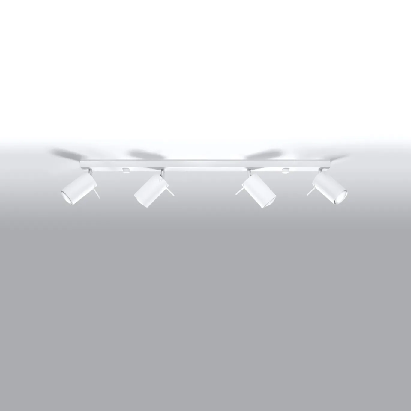 Plafondlamp Ring 4-Lichts Wit - Giga Meubel