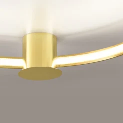 Plafondlamp Rio Polished Gold 3000K Ø78cm - Giga Meubel