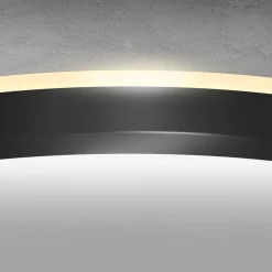 Plafondlamp Ruby LED Zwart Ø40cm - Giga Meubel
