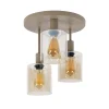 Plafondlamp Sepiora 3-Lichts Beige - Giga Meubel
