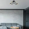Plafondlamp Sparrow Zwart 6-Lichts