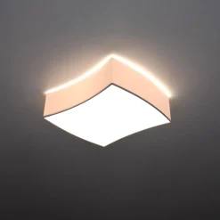 Plafondlamp Square Wit 39x35cm - Giga Meubel