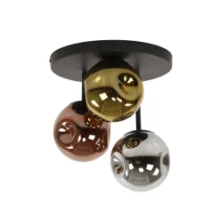 Plafondlamp Stellar 3-Lichts Glas - Giga Meubel