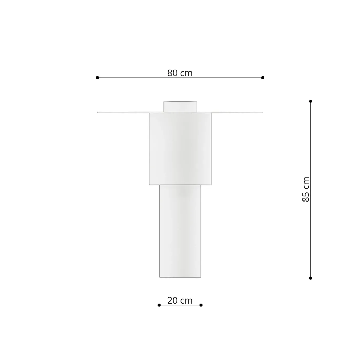 Plafondlamp Tvaror Wit - Giga Meubel