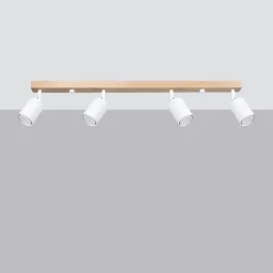 Plafondlamp Verdo 4-Lichts Wit - Giga Meubel