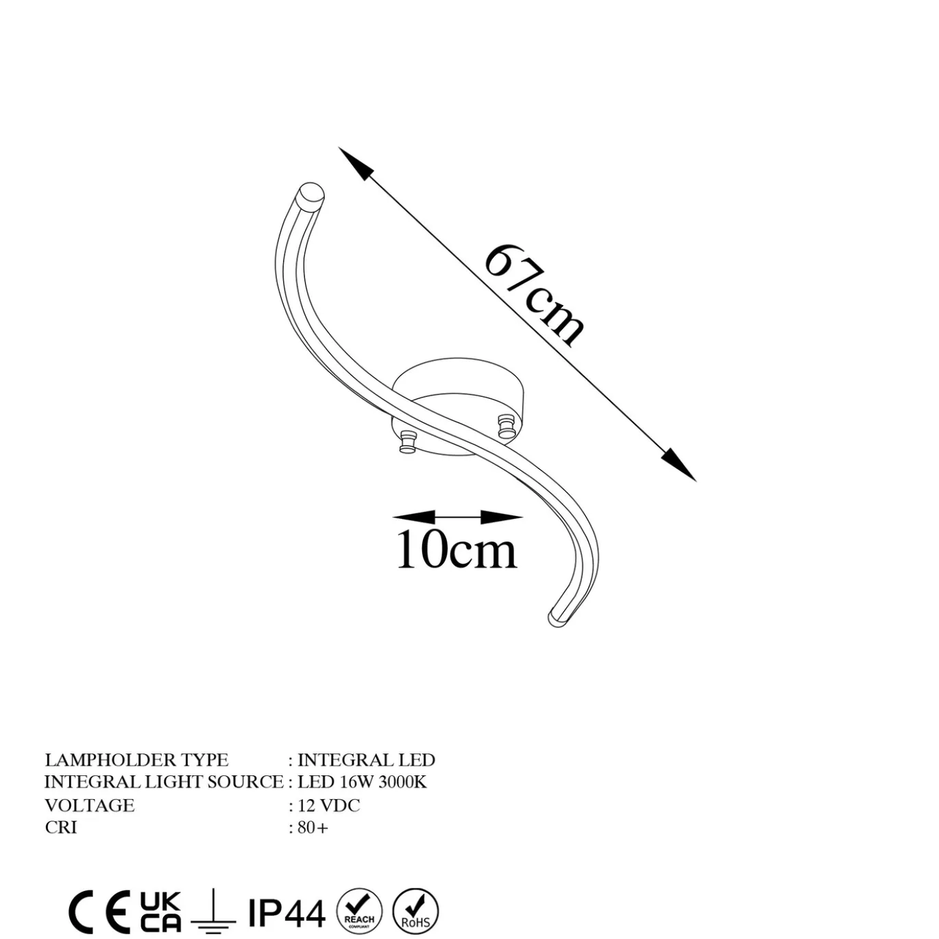 Plafondlamp Yilan Goud