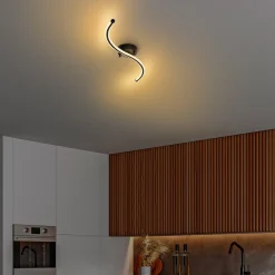 Plafondlamp Yilan Zwart