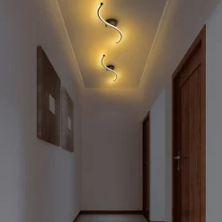 Plafondlamp Yilan Zwart
