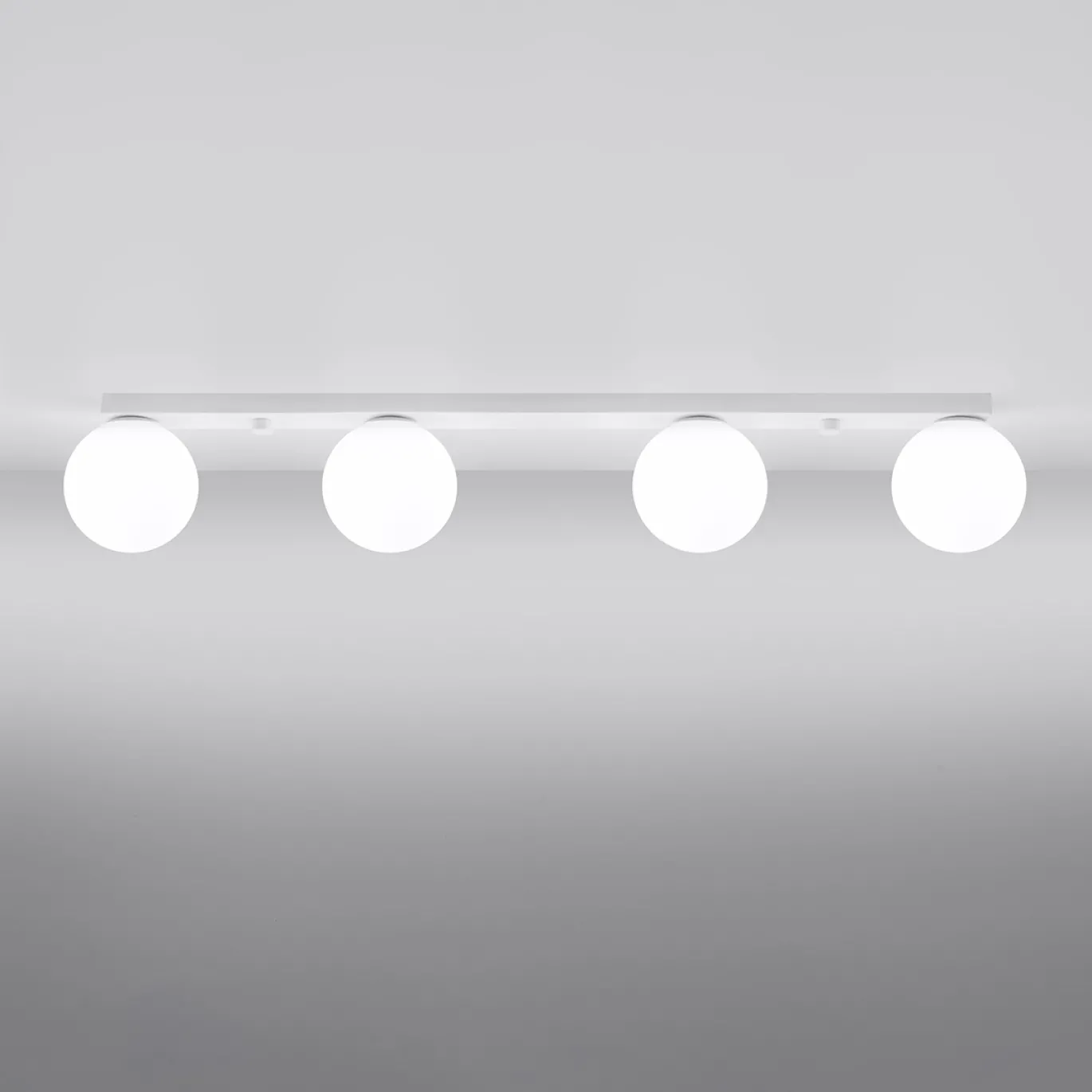 Plafondlamp Yoli 4-Lichts Wit - Giga Meubel