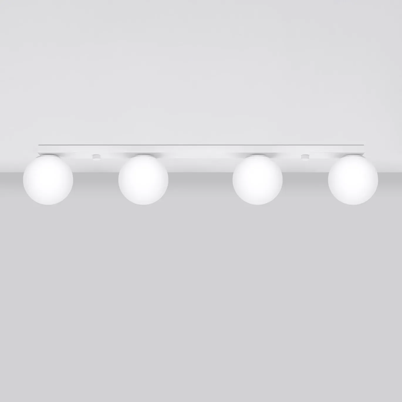 Plafondlamp Yoli 4-Lichts Wit - Giga Meubel