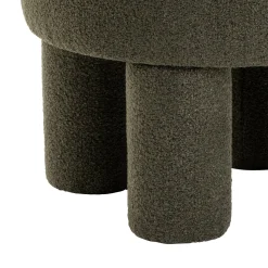 Poef Demi Bouclé Groen - Giga Meubel