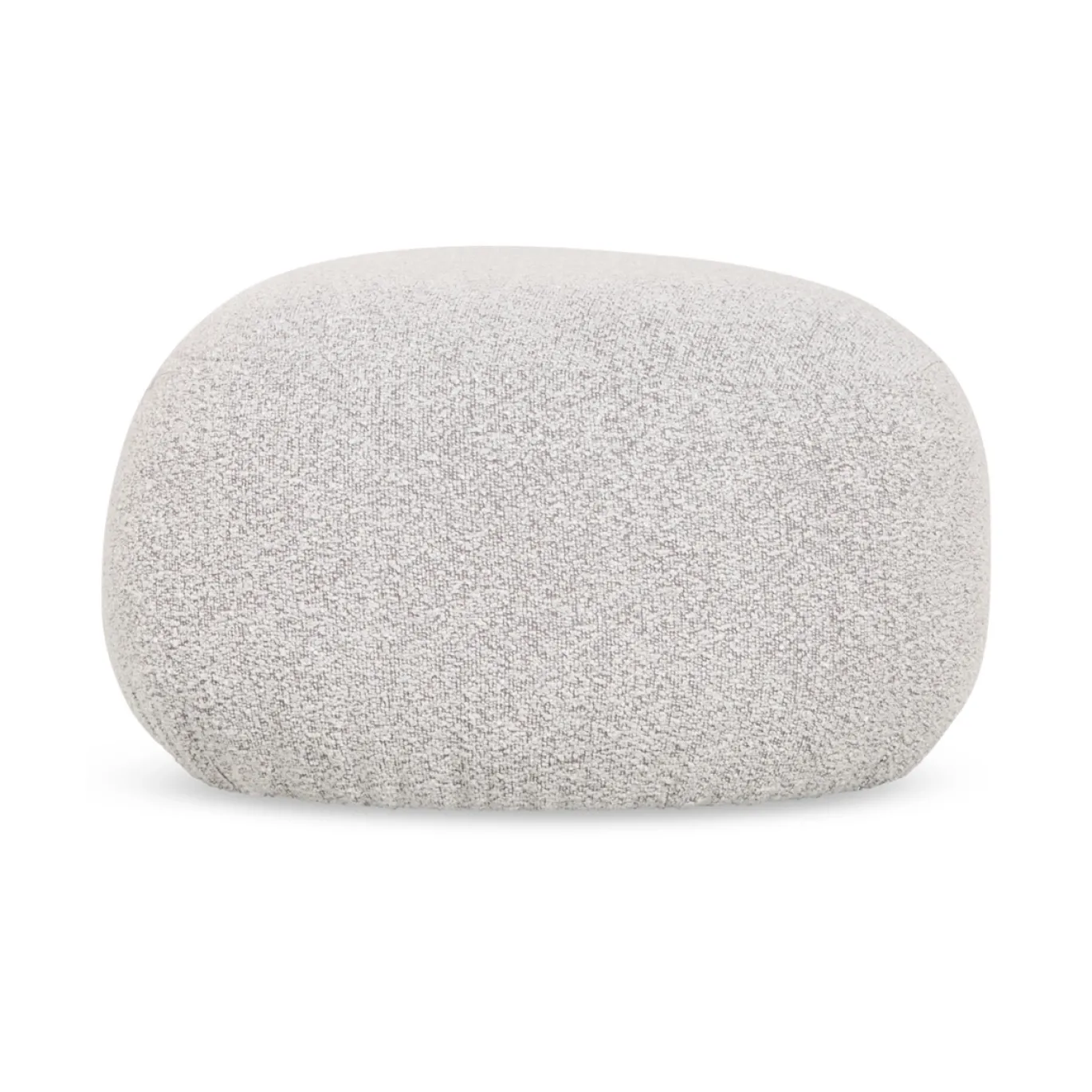 Poef Milly Bouclé Naturel - Giga Meubel