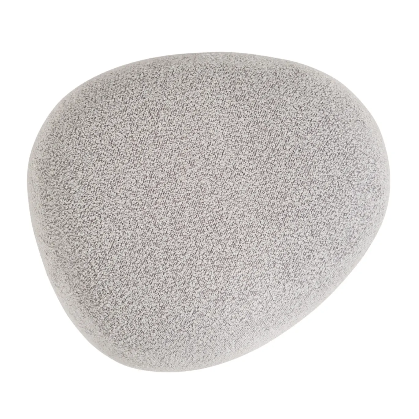 Poef Milly Bouclé Naturel - Giga Meubel