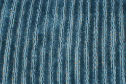 Poef Ribbed Blauw - Giga Living