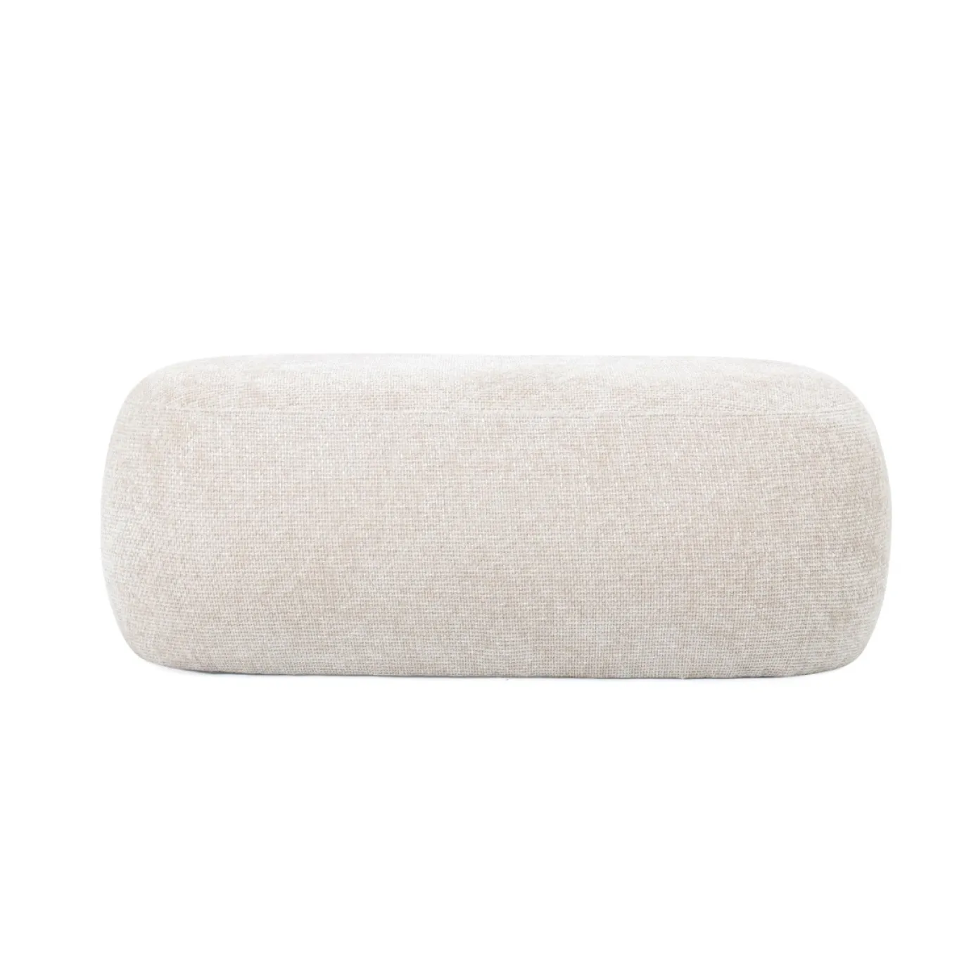 Poef Sarah Beige 100cm - Giga Meubel