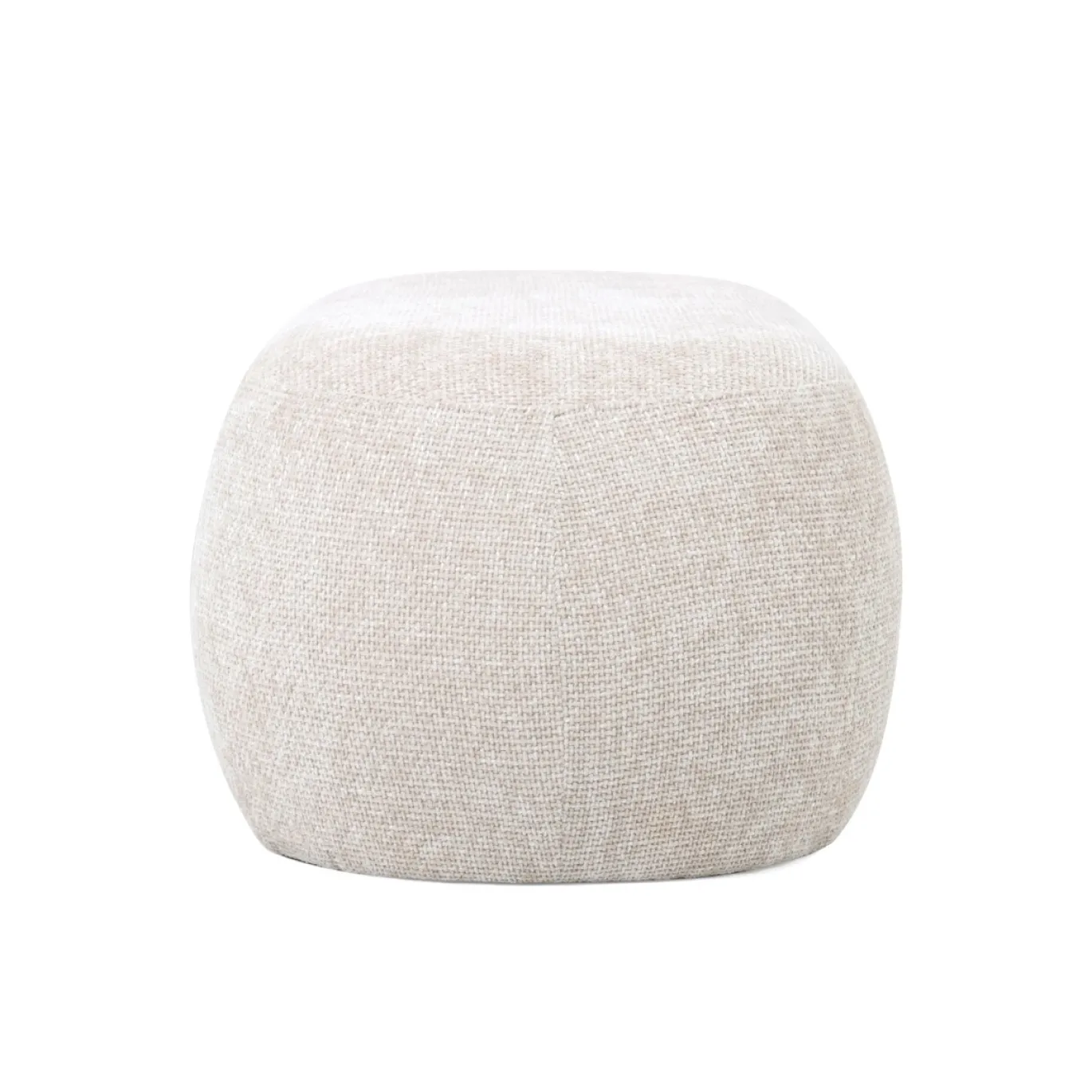 Poef Sarah Beige 100cm - Giga Meubel