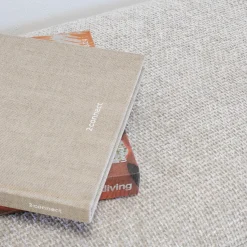 Poef Sarah Beige 100cm - Giga Meubel