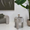 Poef Yara Beige - Giga Meubel