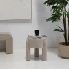 Poef Yara Bouclé Taupe - Giga Meubel