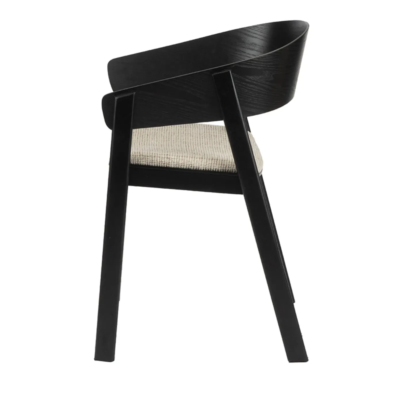 Pole to Pole Armstoel Edo Hout Zwart