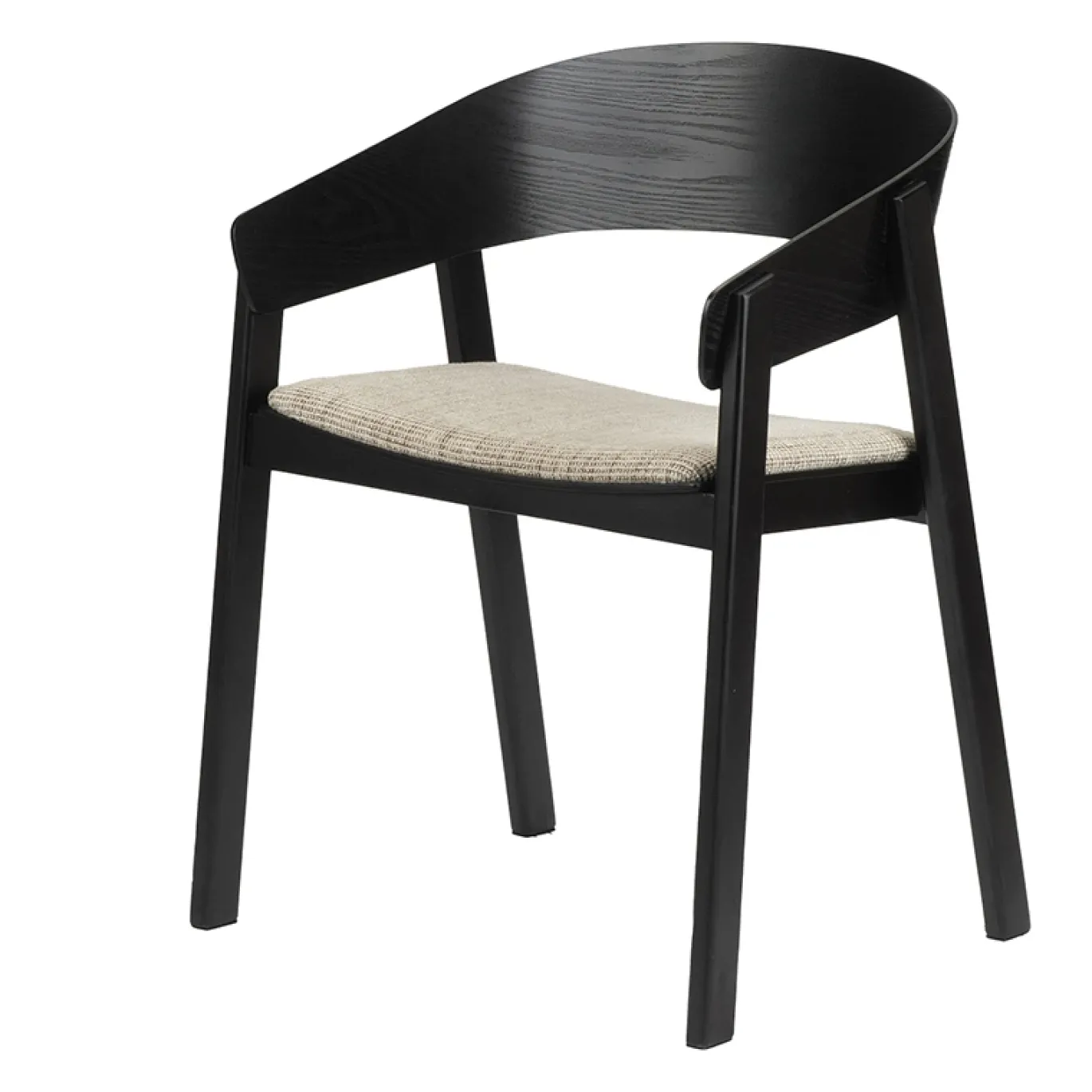 Pole to Pole Armstoel Edo Hout Zwart