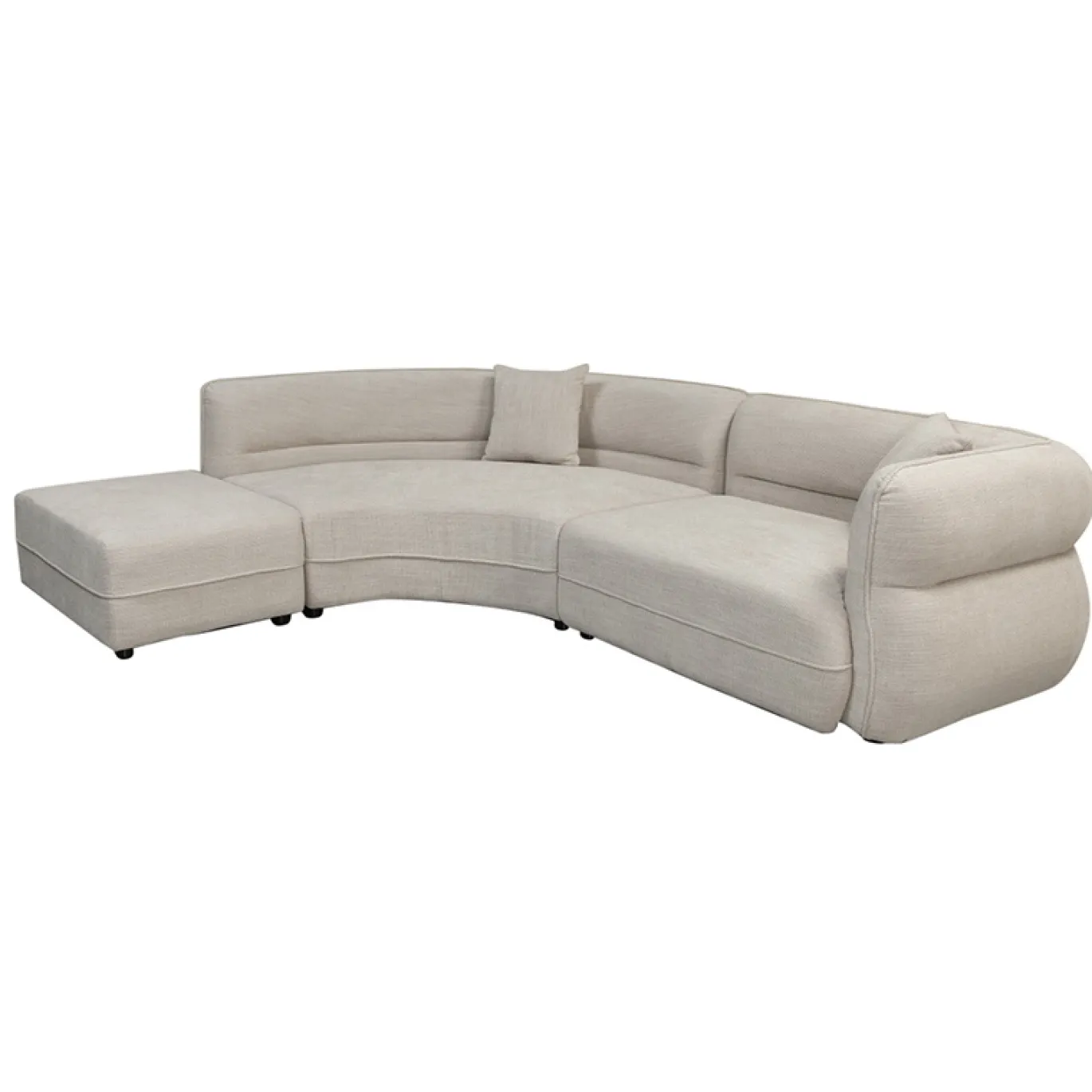 Pole to Pole Bank Rome 4-Zits + Hocker Beige