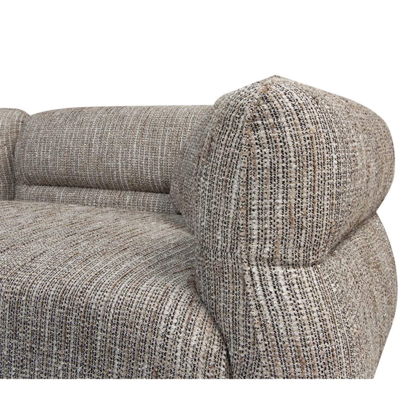 Pole to Pole Bank Rome 4-Zits + Hocker Grijs