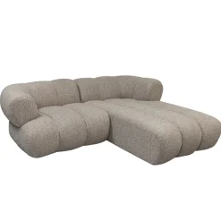 Pole to Pole Chaise Longue Bank New York 2,5-Zits Zand Bouclé