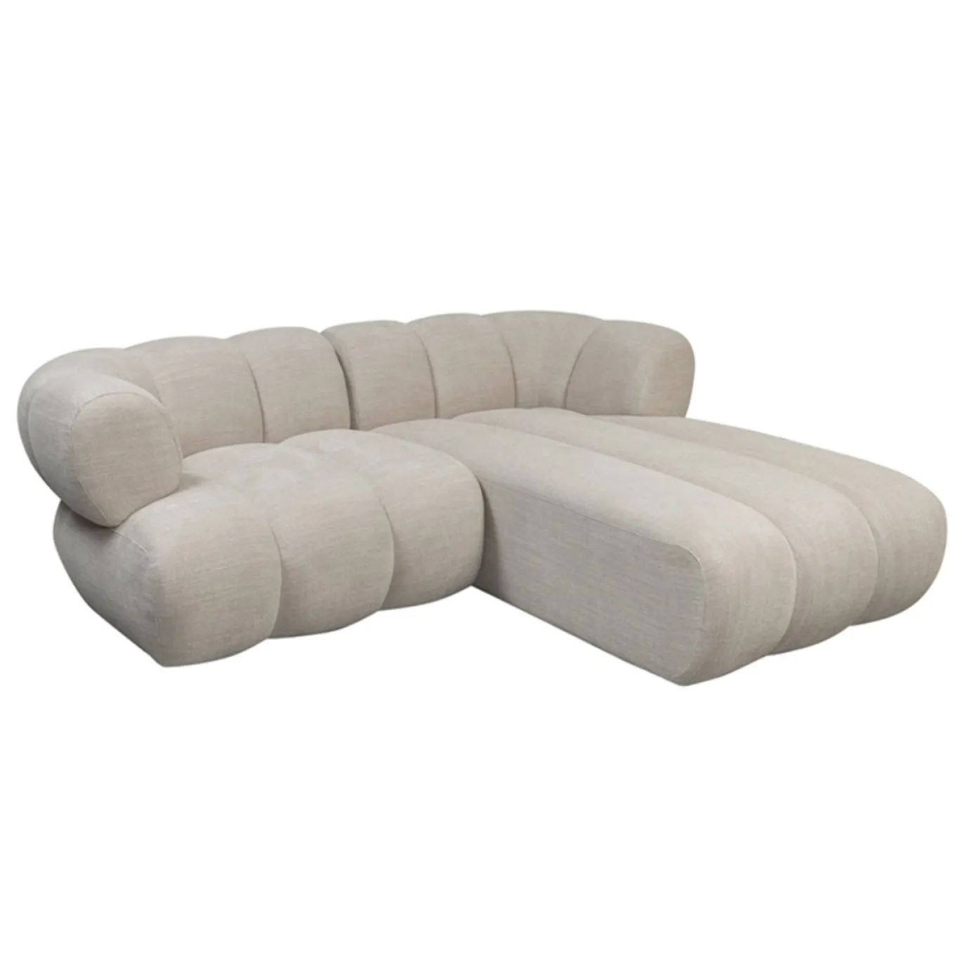 Pole to Pole Chaise Longue Bank New York 2,5-Zits Beige