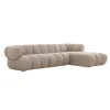 Pole to Pole Chaise Longue Bank New York 4-Zits Zand Bouclé
