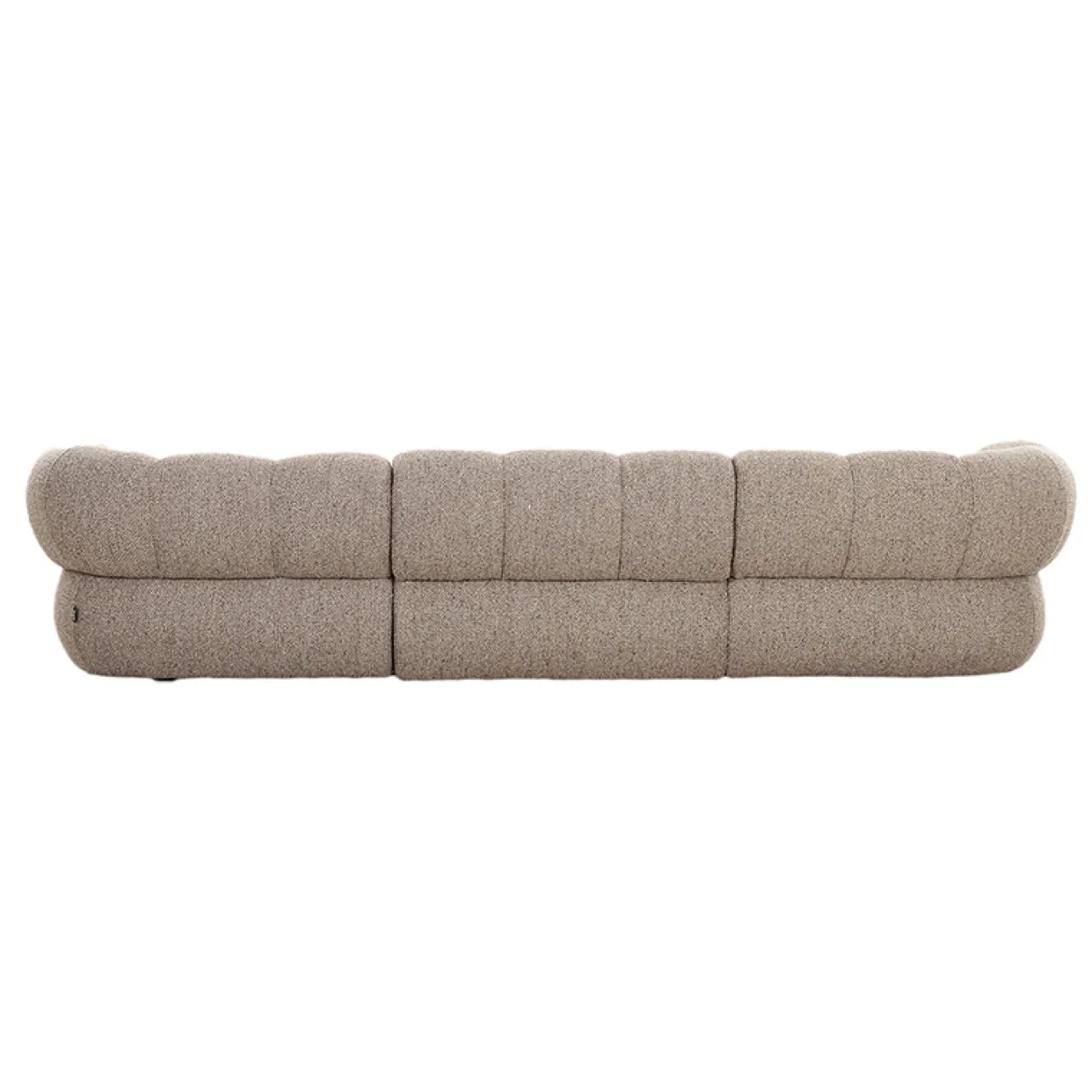 Pole to Pole Chaise Longue Bank New York 4-Zits Zand Bouclé